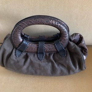 Leather Italian bag by Donald J Pliner